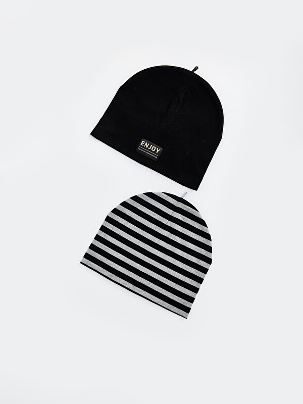 LCW ACCESSORIES Gestreifte Jungen-Mütze 2er-Pack