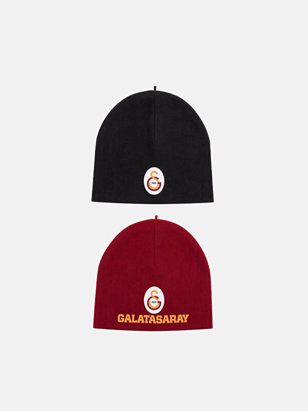 LCW ACCESSORIES کڵاوە چاپکراوەکانی کوڕان Galatasaray ٢ پارچە