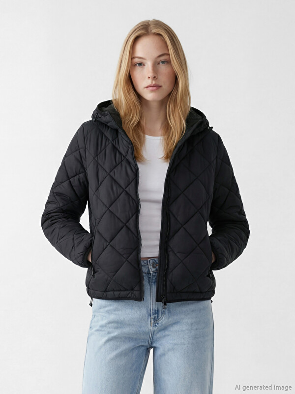 XSIDE Hooded Quilted Women's Coat