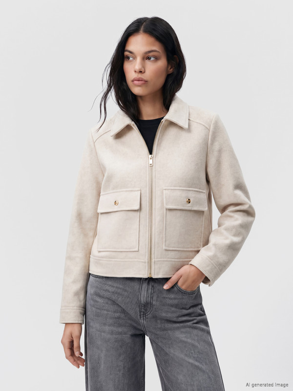XSIDE Shirt Collar Women's Cachet Jacket