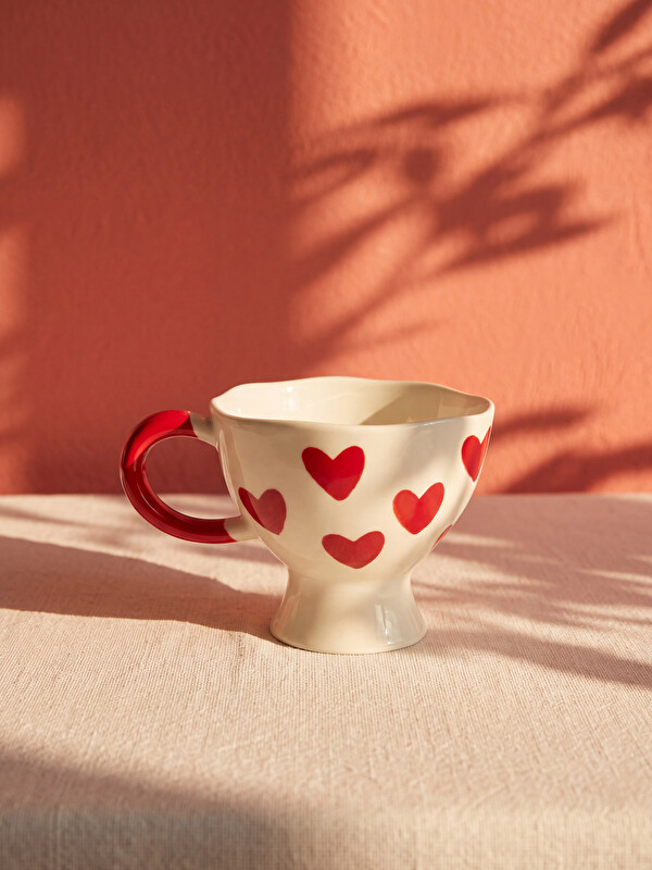 LCW HOME Cană din ceramică cu model inimă 250 ml