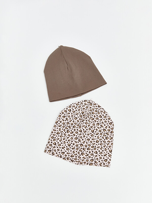 LCW ACCESSORIES Basic Kız Bebek Bere 2'li