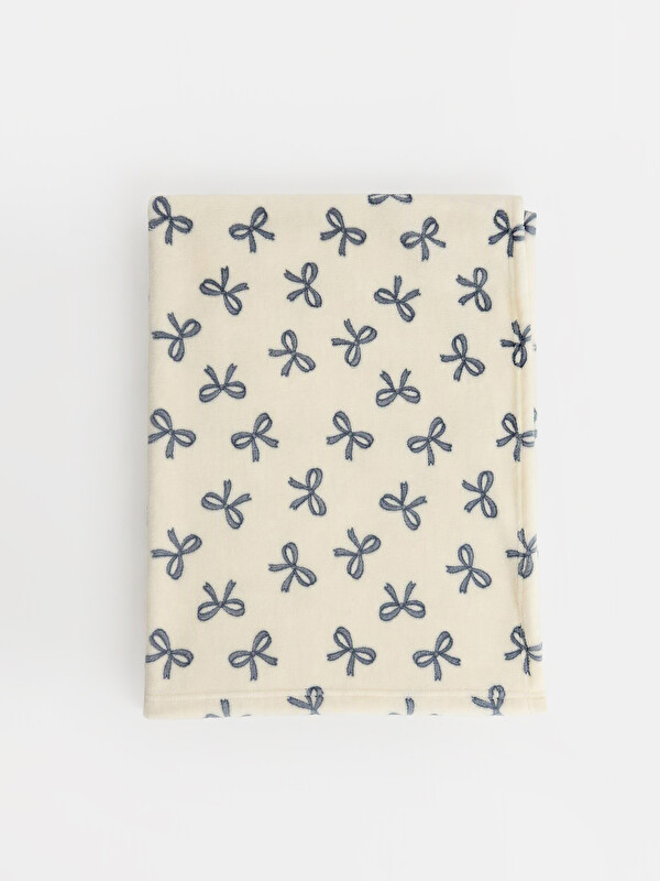 LCW ACCESSORIES Bow Patterned Baby Girls' Blanket 90x100 Cm