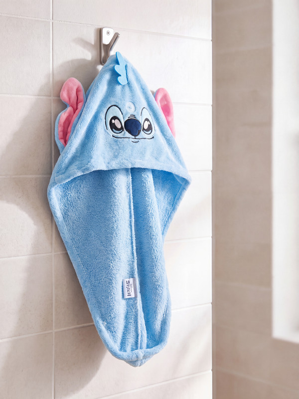 LCW JOY Stitch Figürlü Çocuk Saç Kurutma Havlusu