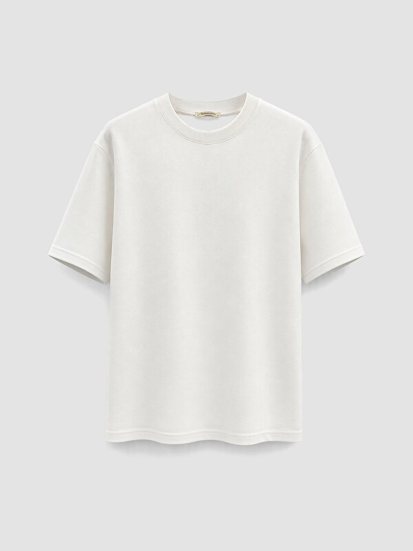 LCWAIKIKI Classic Man White T-Shirt