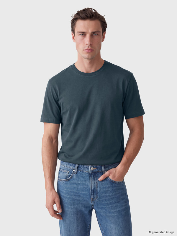LCWAIKIKI Classic Crew Neck Interlock Men's T-Shirt