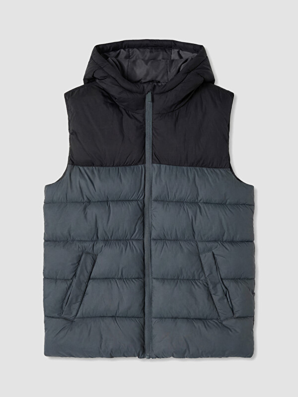 LCW Kids Hooded Boys' Puffer Gilet