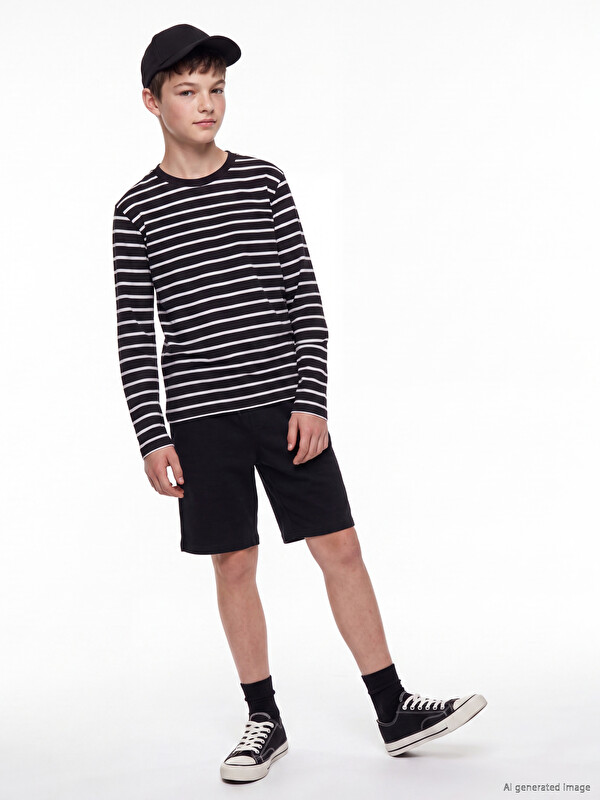 LCW Kids Beli Lastikli Erkek Çocuk Şort