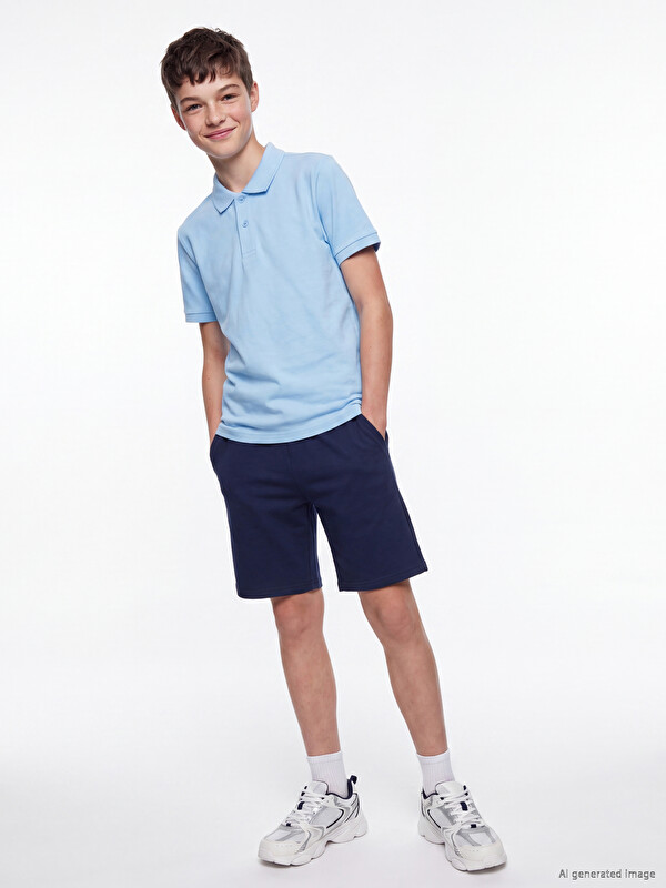 LCW Kids Beli Lastikli Erkek Çocuk Şort
