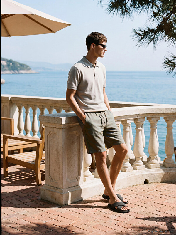 LCW Vision Regular Fit Armürlü Erkek Şort