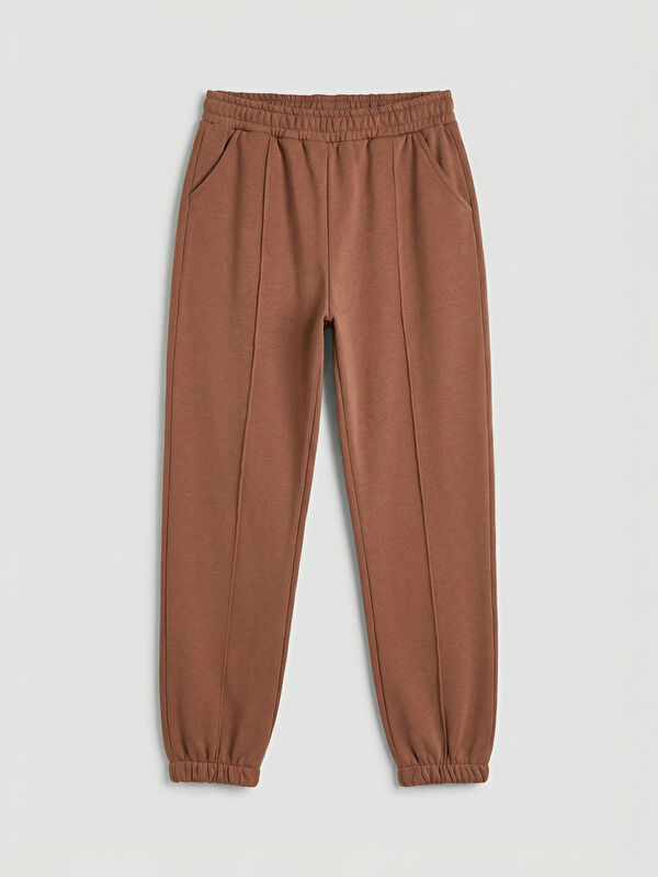 LCW Kids Beli Lastikli Kız Çocuk Jogger Eşofman Altı