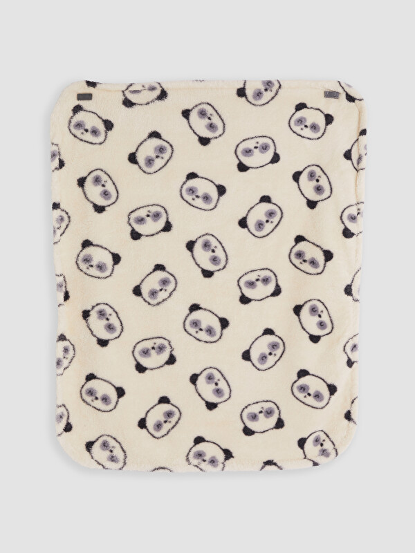LCW ACCESSORIES Batanije foshnje me panda të stampuar 90x110 cm për foshnje djem