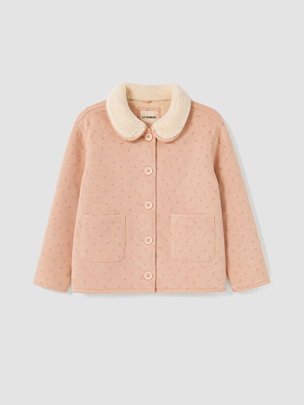 LCW Kids Bebe Yaka Kız Çocuk Mont