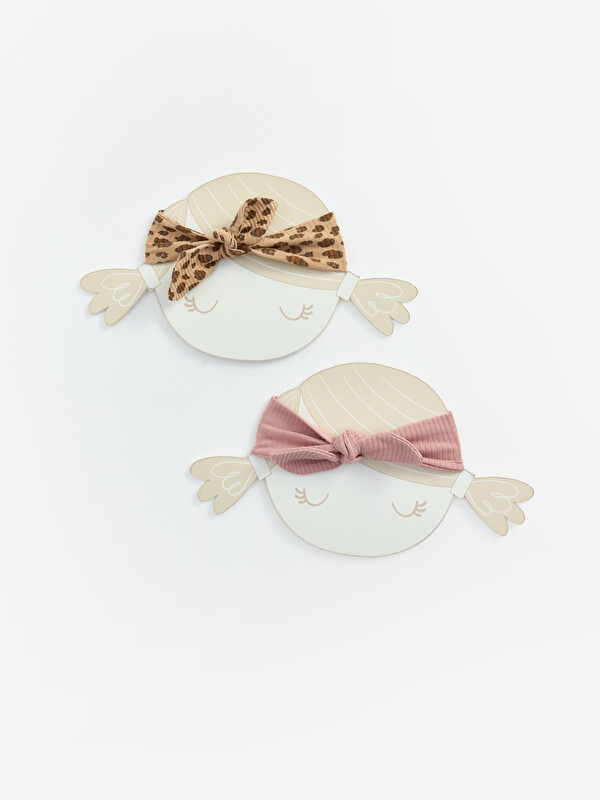 LCW ACCESSORIES Leopar Desenli Kız Bebek Saç Bandı 2'li