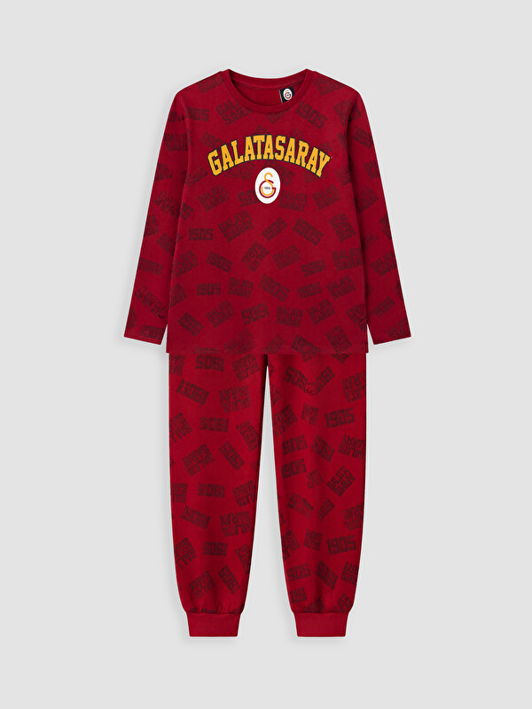 LCW Kids Galatasaray Baskılı Erkek Çocuk Pijama Takımı