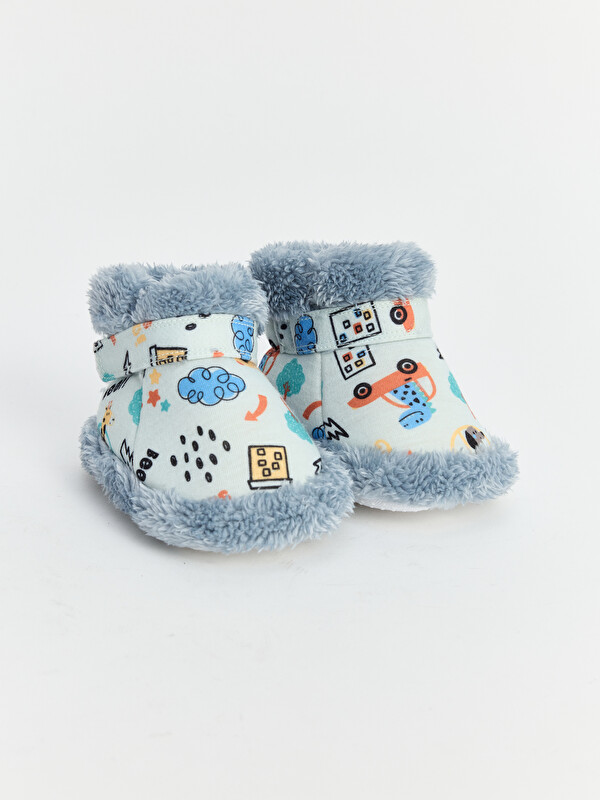 LCW STEPS Plush Lined Baby Girl Home Boot Slipper