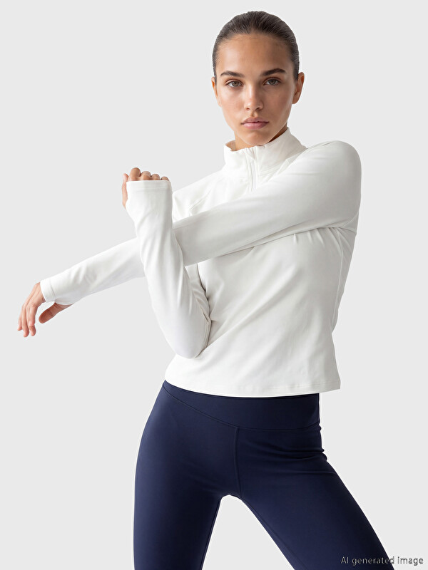 KOOR SPORT Mock Neck Thumbhole Women's Sport Body