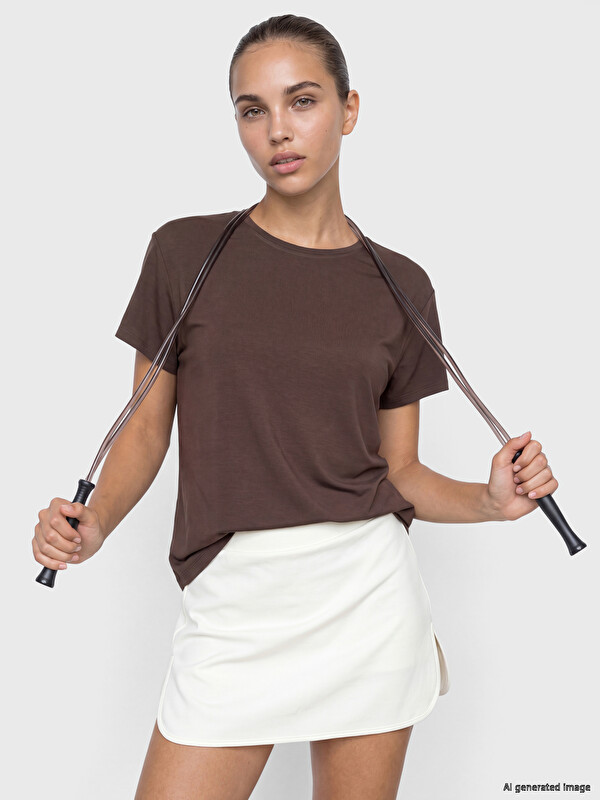 KOOR SPORT Sport-T-Shirt für Damen aus Modal-Mix in Oversize