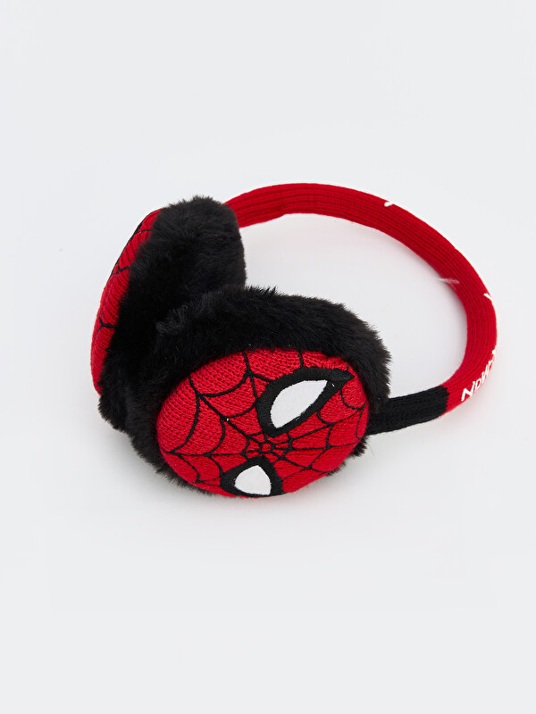 LC WAIKIKI Spider-Man Bedruckte Jungen Plüsch-Ohrenschützer