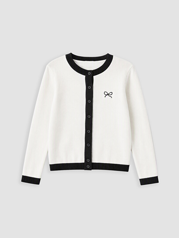 LCW Kids Girl Ecru Cardigan