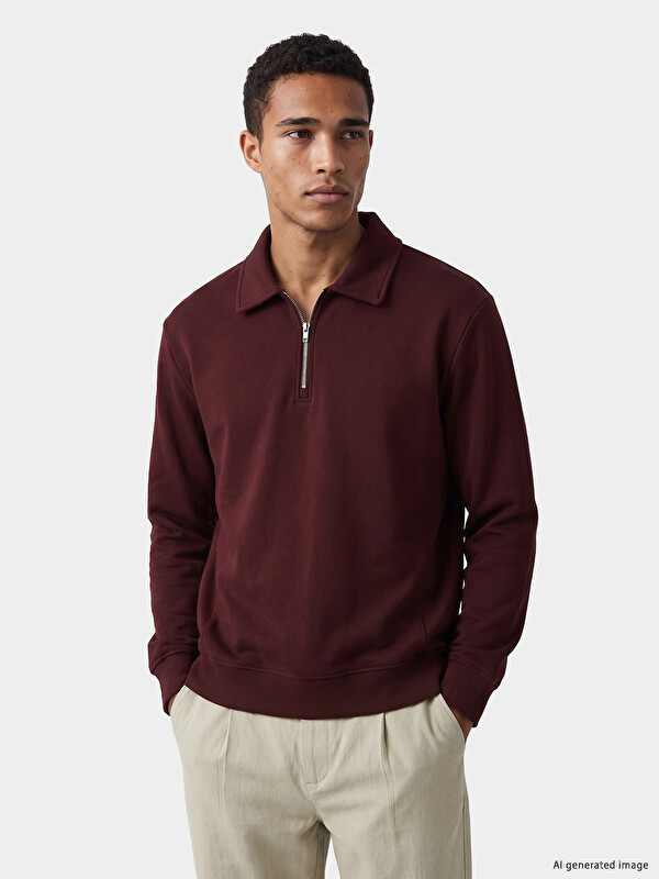 LCW Vision Mashkull Vishnje Sweatshirt