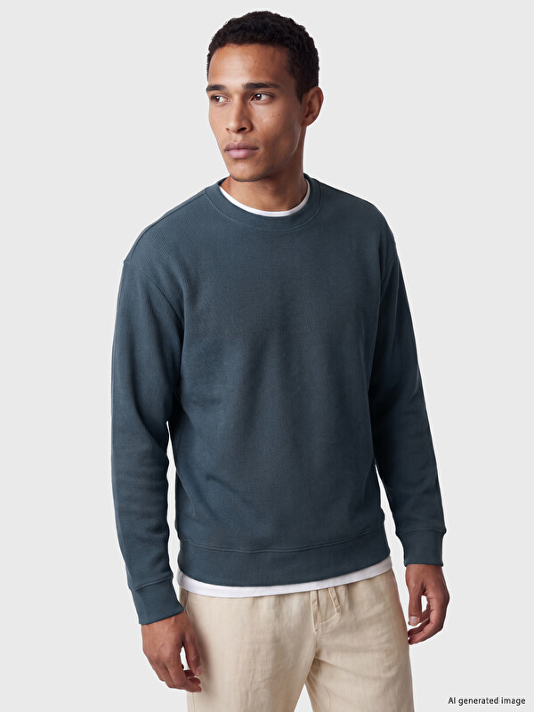 LCW Vision Crew Neck Men's Thick Sweatshirt
