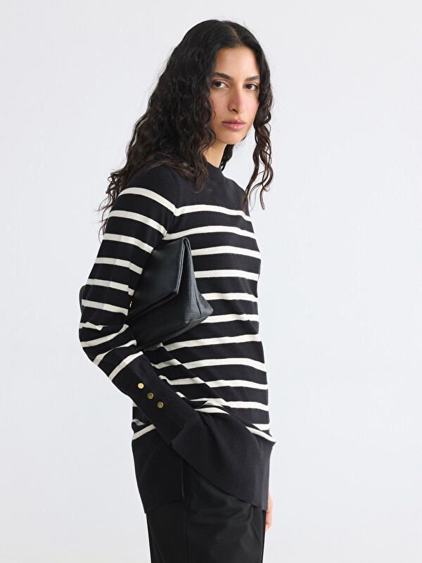 LCW Modest Tunique Noir Femme
