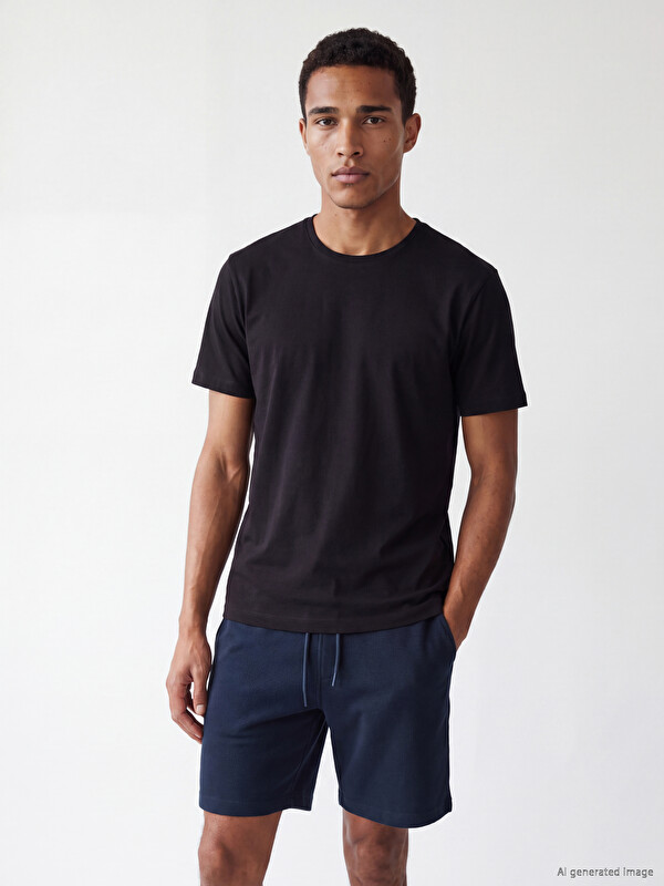 LCW Vision Crew Neck Interlock Men's T-shirt