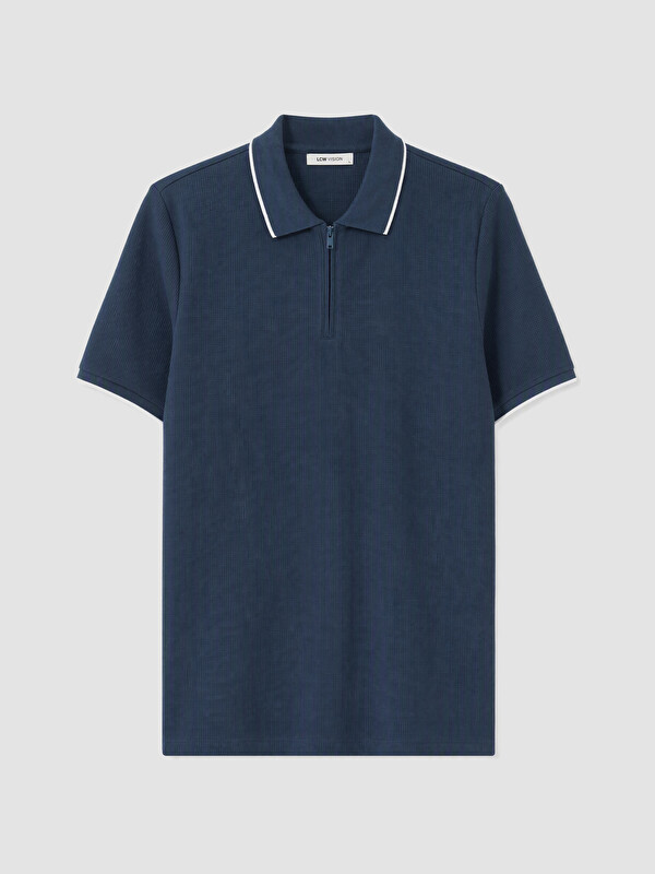 LCW Vision Polo Yaka Waffle Erkek Tişört