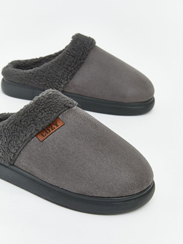 Lcw Steps Kahverengi Lcw Steps Süet Görünümlü Erkek Ev Terliği