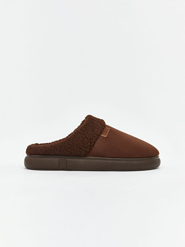 Lcw Steps Kahverengi Lcw Steps Süet Görünümlü Erkek Ev Terliği