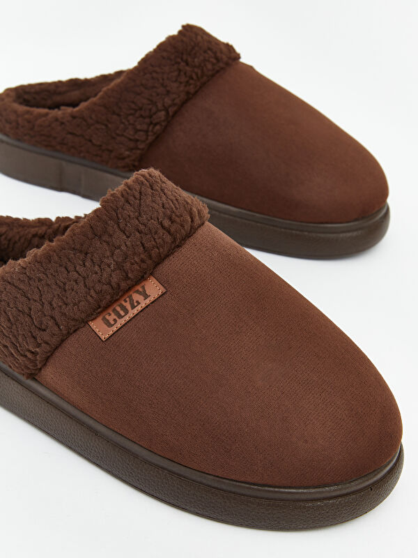 Lcw Steps Kahverengi Lcw Steps Süet Görünümlü Erkek Ev Terliği