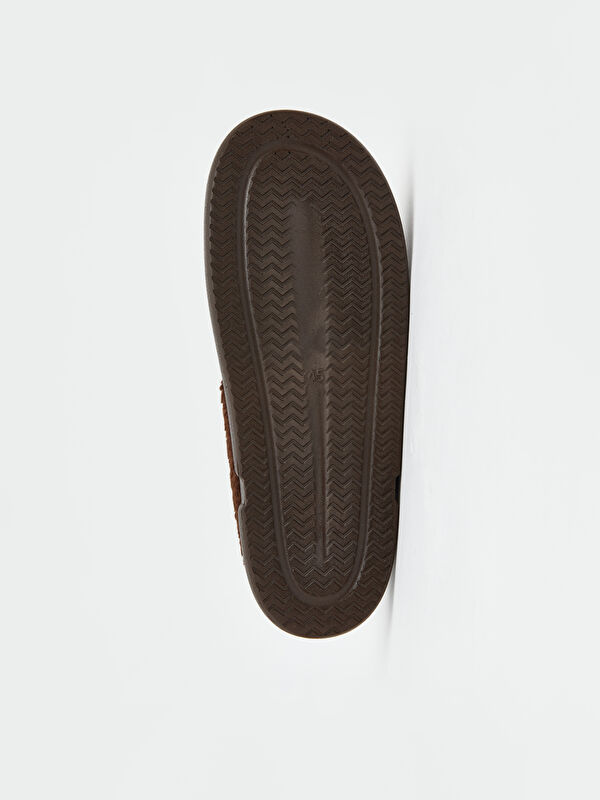 Lcw Steps Kahverengi Lcw Steps Süet Görünümlü Erkek Ev Terliği