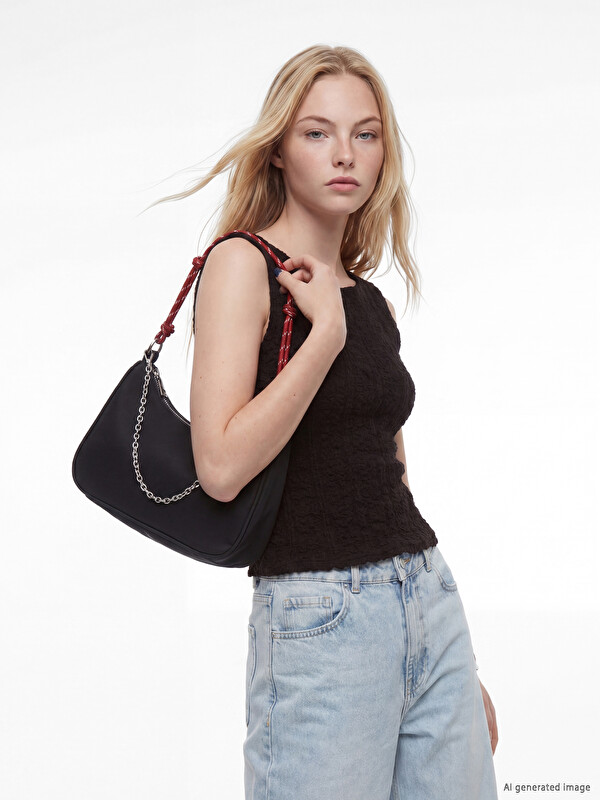 LCW ACCESSORIES Жена Черно Чанта за рамо