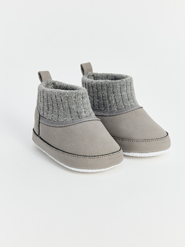 LCW STEPS Baby Boy Grey Slipper Boots