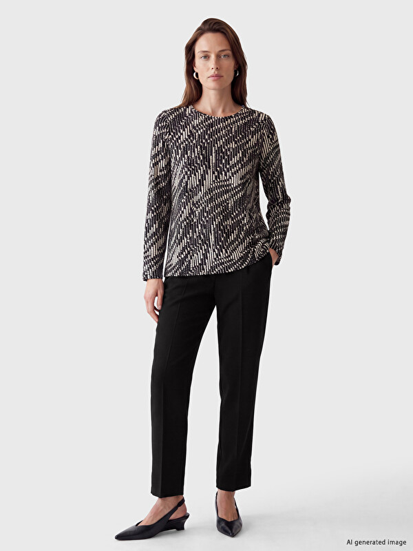 LCW Grace Pantalon Noir Femme