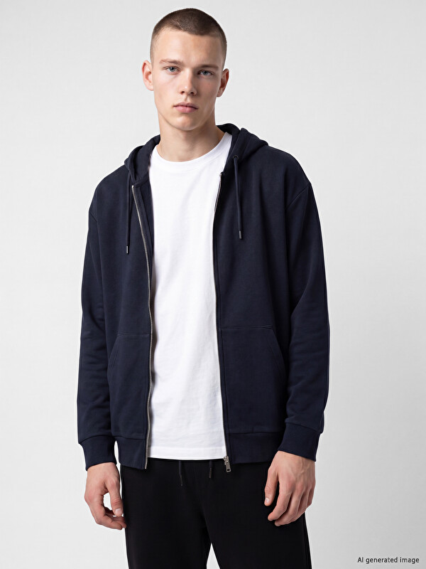 XSIDE Hooded Basic Men's Cardigan