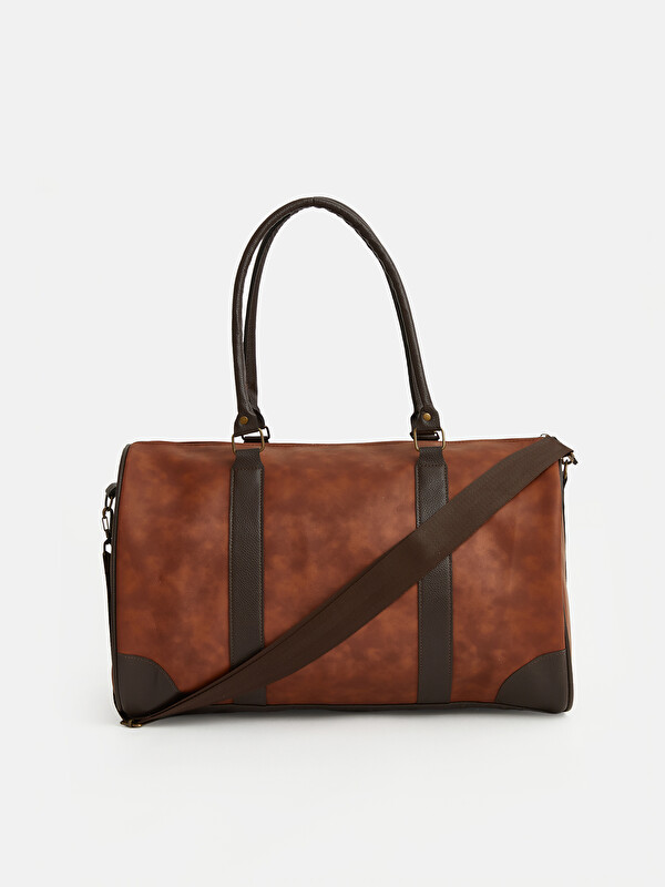 LCW ACCESSORIES Faux Suede Men's Travel Bag