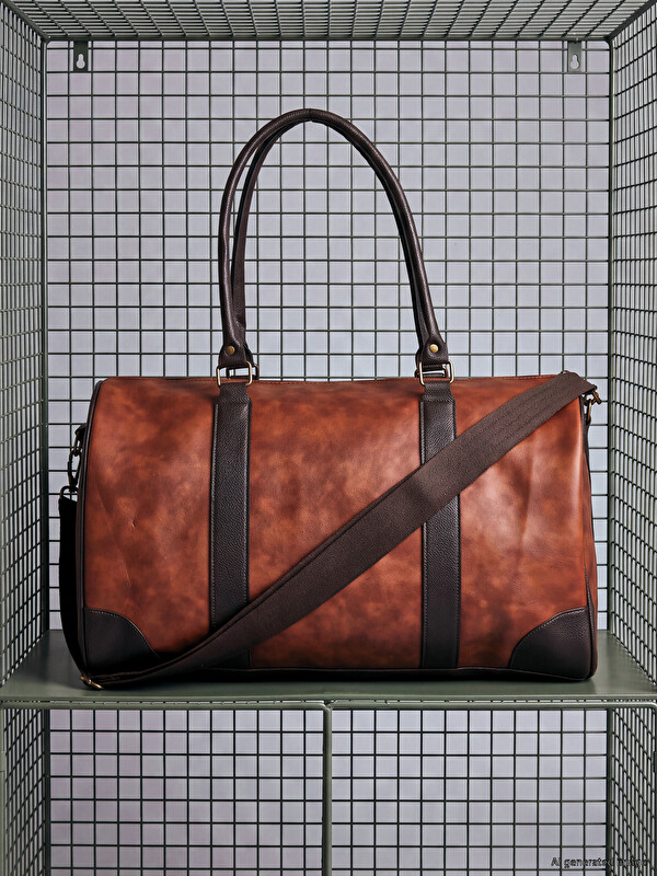 LCW ACCESSORIES Süet Görünümlü Erkek Seyahat Çantası