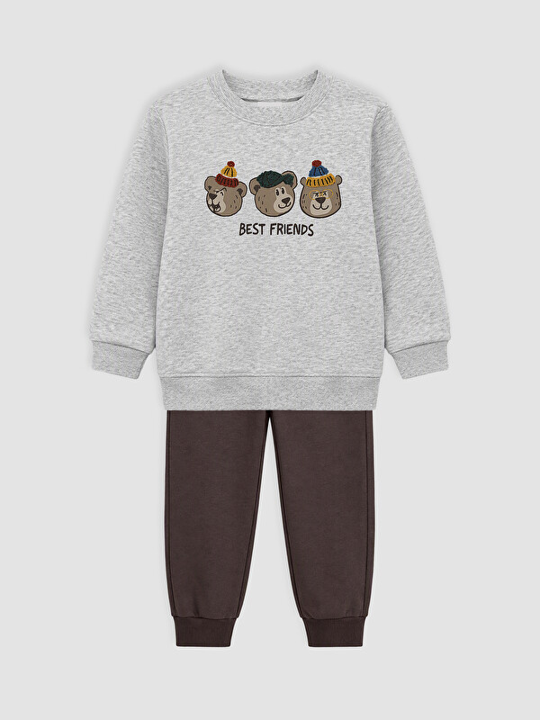 LCW Kids Момче Екрю Комплект