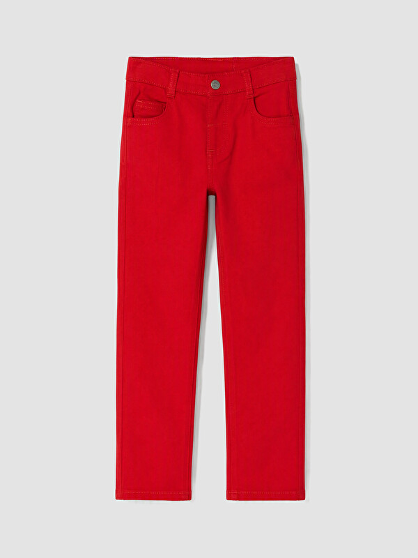 LCW Kids Regular Fit Erkek Çocuk Gabardin Pantolon