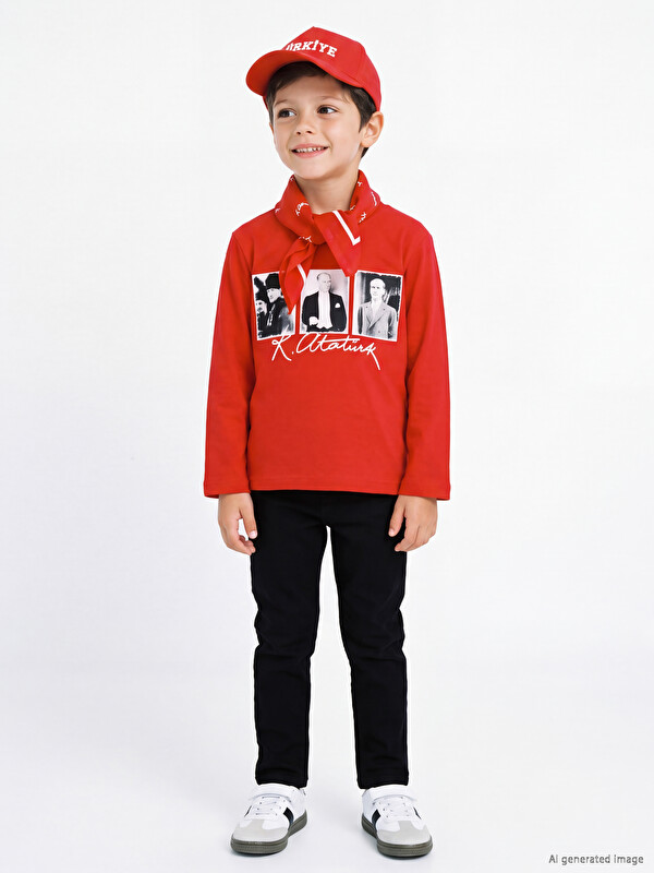 LCW Kids Regular Fit Erkek Çocuk Gabardin Pantolon