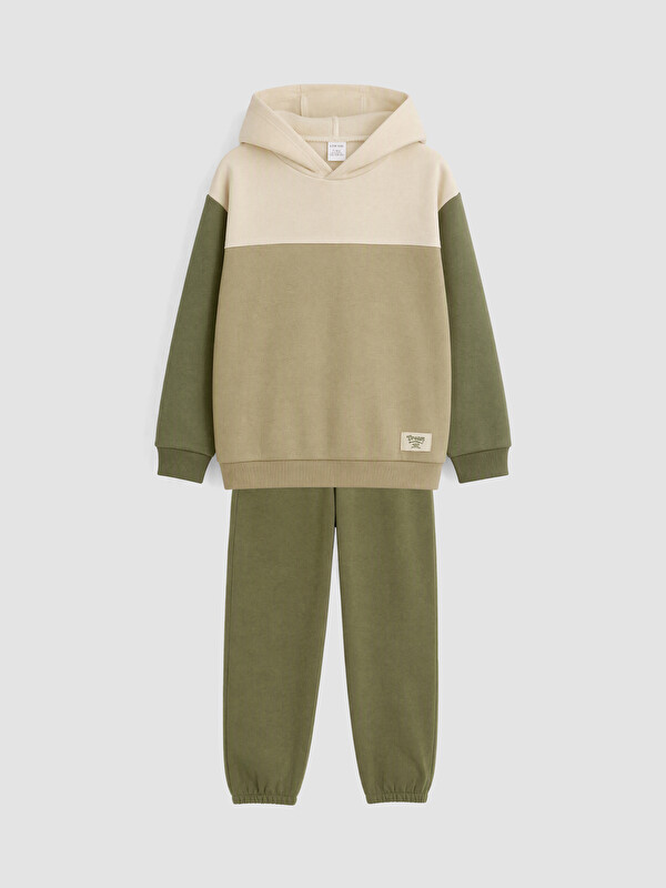 LCW Kids Boy Green Tracksuit Set