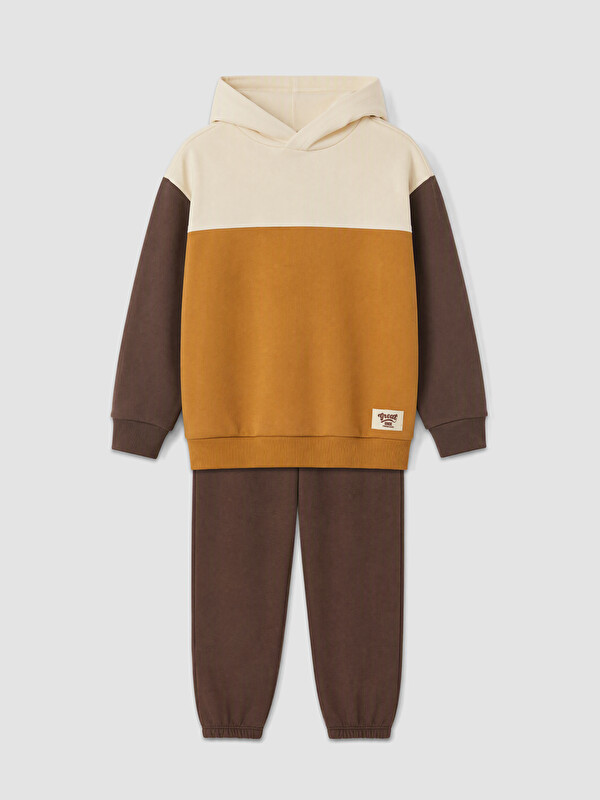 LCW Kids Boy Brown Tracksuit Set
