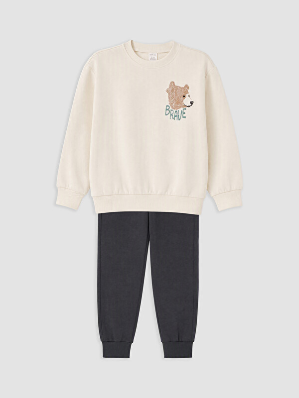 LCW Kids Boy Beige Set