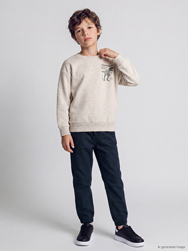 LCW Kids Pantaloni Jogger Băieți Căptușiți cu Polar