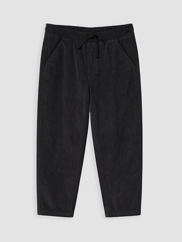 LCW Kids Boys' Elastic Waist Ribbed Velvet Trousers