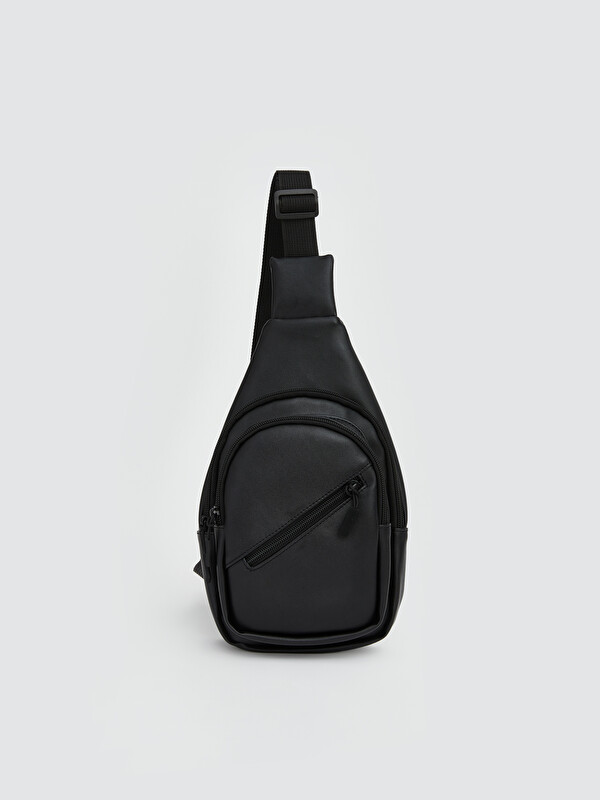 LCW ACCESSORIES Leather Look Men's Chest Bag