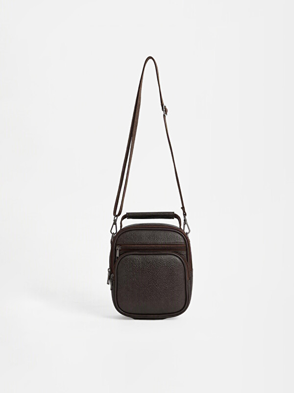 LCW ACCESSORIES Leather Look Men's Hand Bag