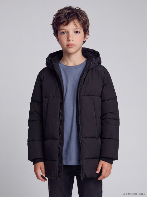 LCW Kids Su İtici Erkek Çocuk Şişme Mont
